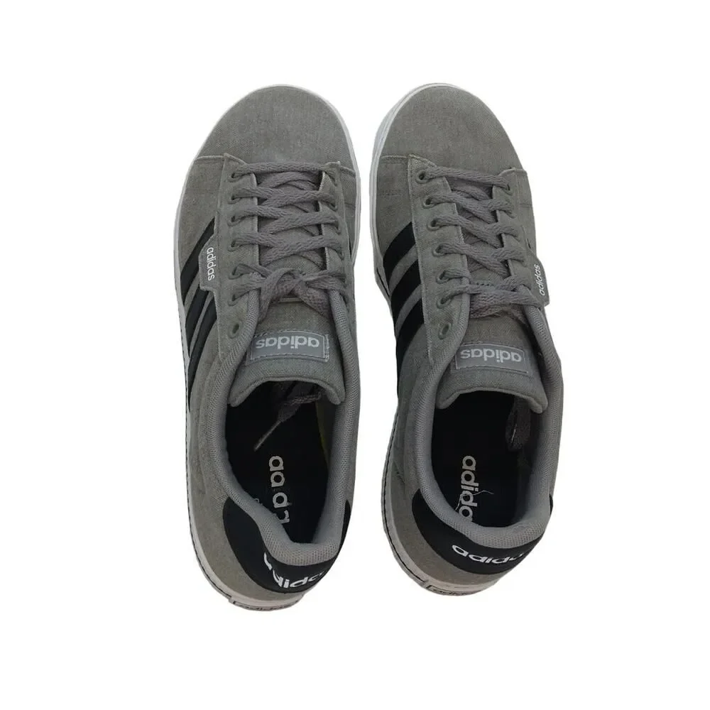 ADIDAS Daily 3.0 Mens Sport Skateboard Gray Sneakers - Size: 11